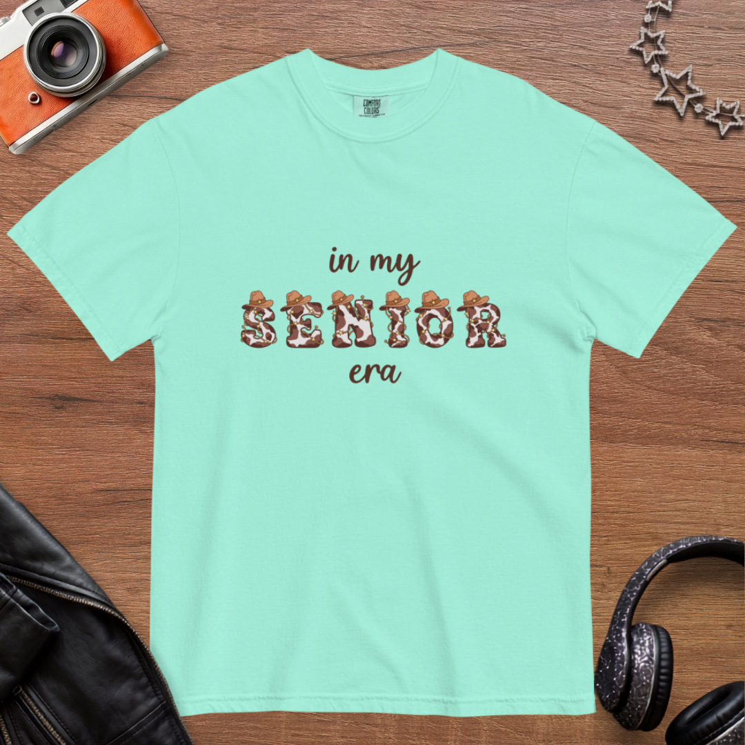 In My Senior Era - Unisex Comfort Colors heavyweight T-shirt