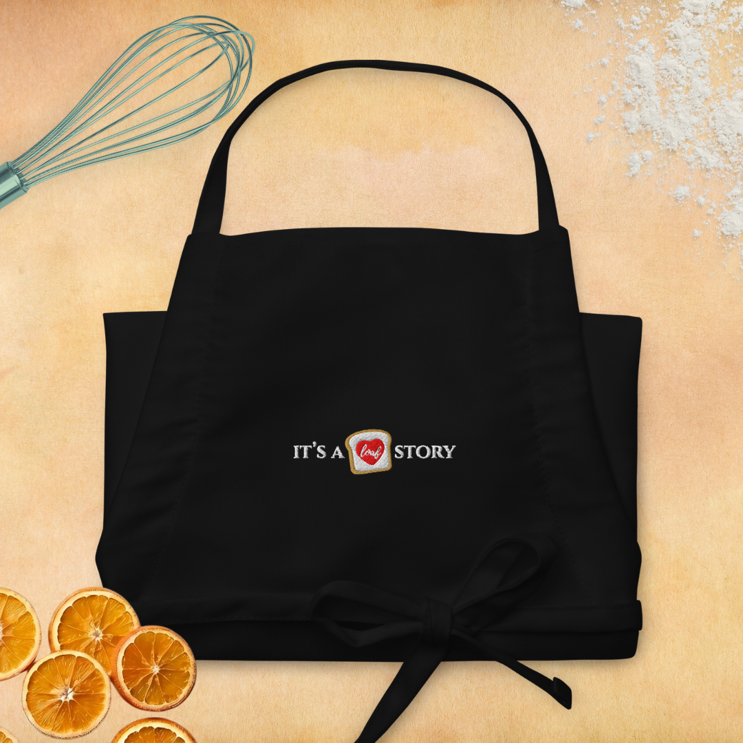 It's a Loaf Story - Embroidered Apron