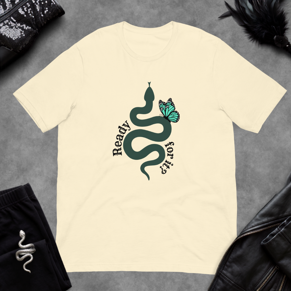 Ready for it? Snake & Butterfly Unisex t-shirt