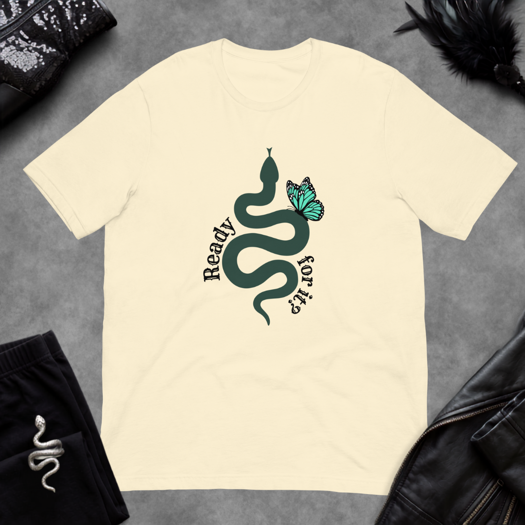 Ready for it? Snake & Butterfly Unisex t-shirt