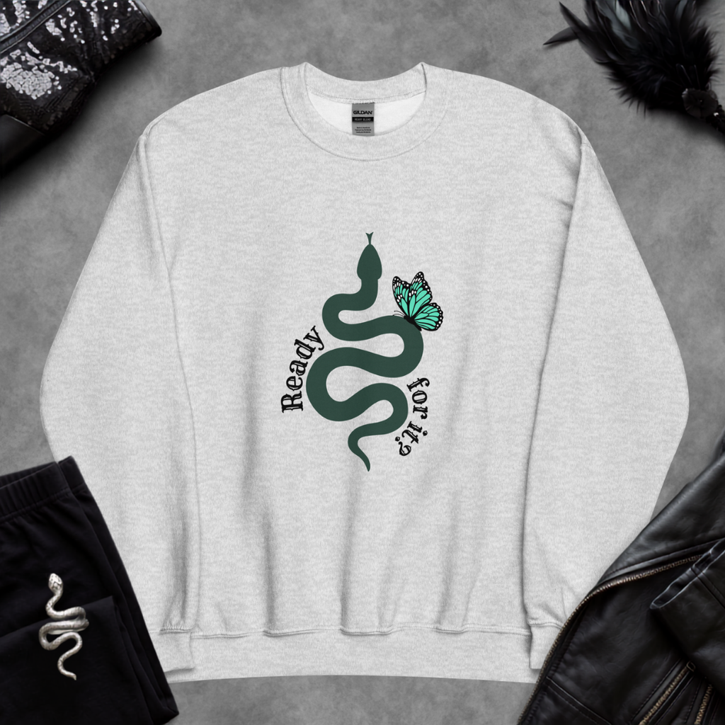 Ready for It? Snake & Butterfly Unisex Sweatshirt