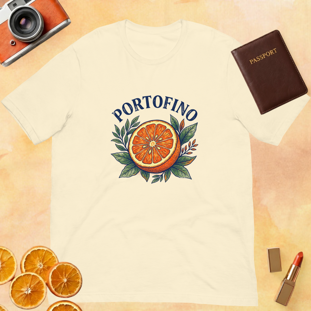 Portofino Orange Unisex T-shirt