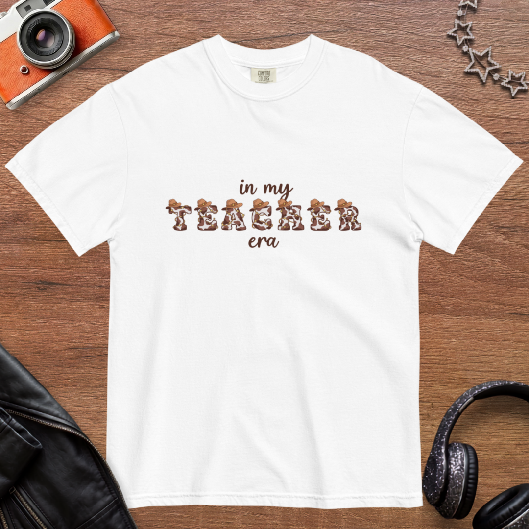 In My Teacher Era - Unisex Comfort Colors Heavyweight T-shirt