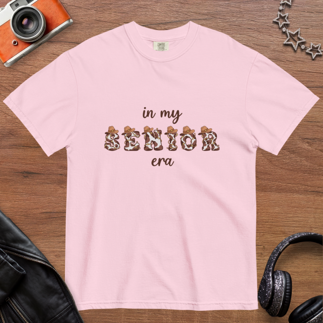 In My Senior Era - Unisex Comfort Colors heavyweight T-shirt