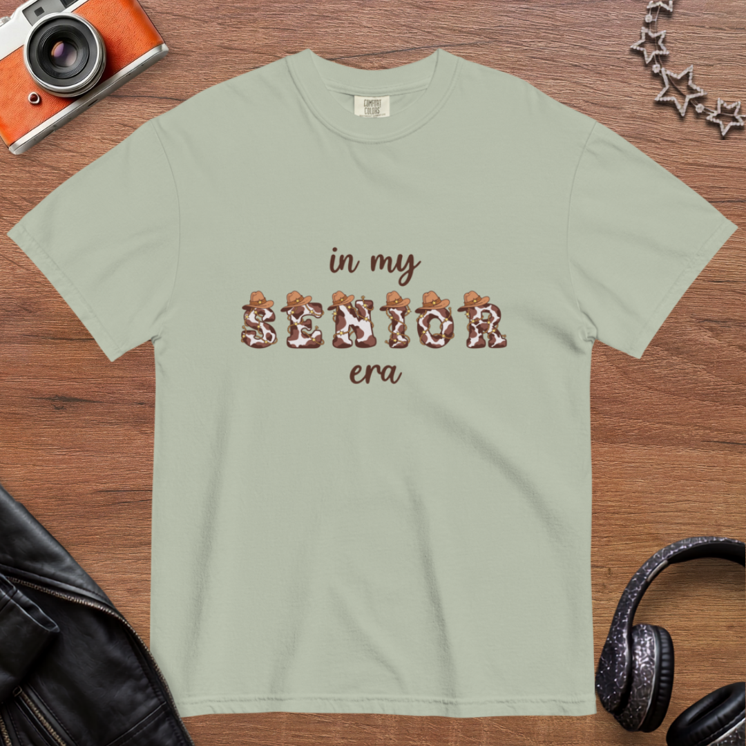 In My Senior Era - Unisex Comfort Colors heavyweight T-shirt