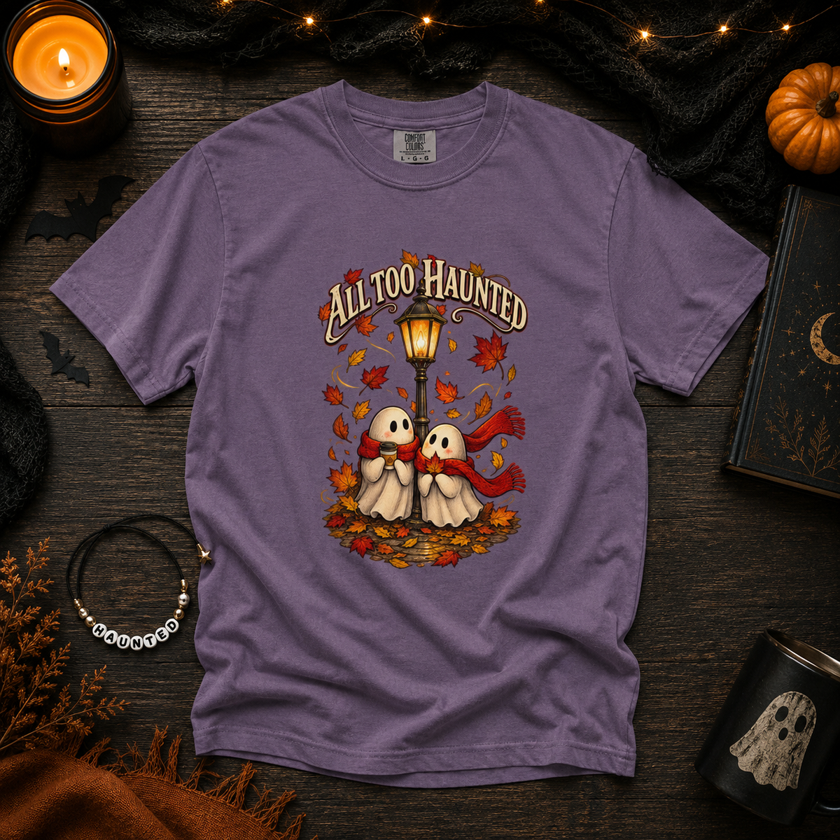 All too Haunted - Comfort Colors Unisex heavyweight T-shirt