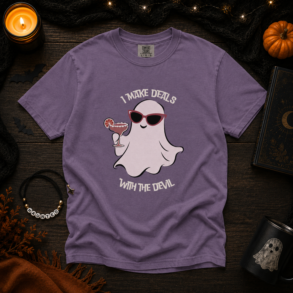 I Make Deals With The Devil - Comfort Colors Unisex heavyweight T-shirt