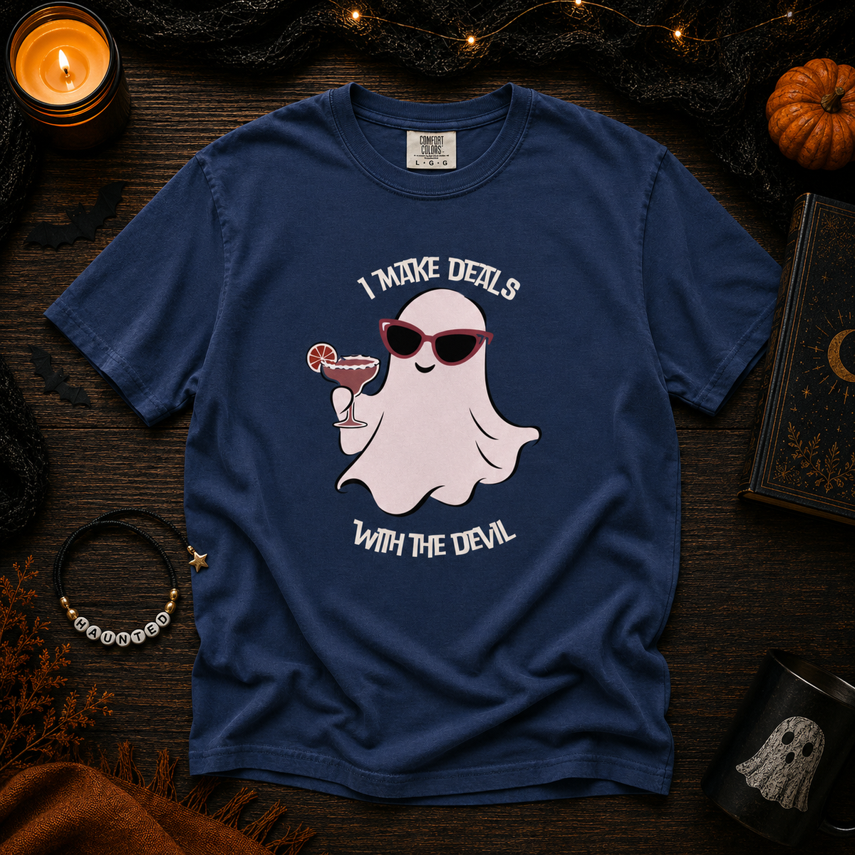 I Make Deals With The Devil - Comfort Colors Unisex heavyweight T-shirt