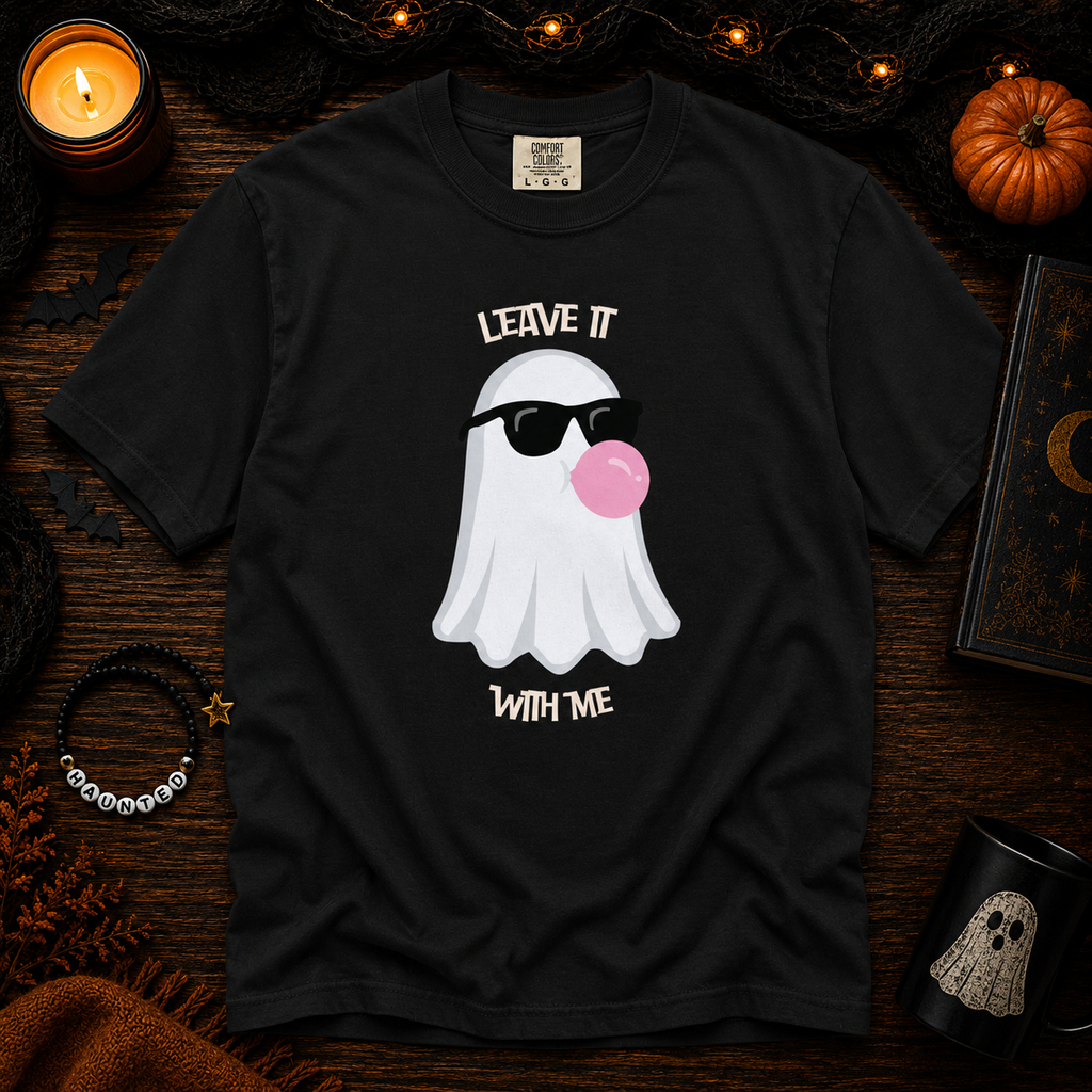 Leave with with me  - Ghost Comfort Colors Unisex heavyweight T-shirt