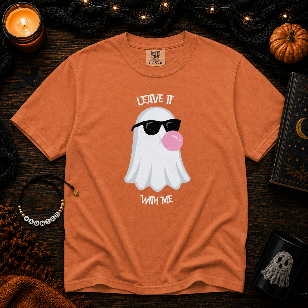 Leave with with me  - Ghost Comfort Colors Unisex heavyweight T-shirt