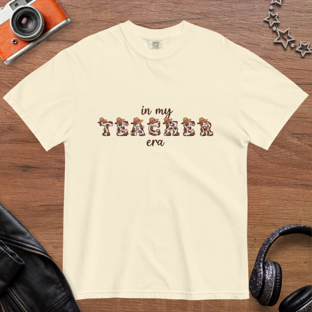 In My Teacher Era - Unisex Comfort Colors Heavyweight T-shirt