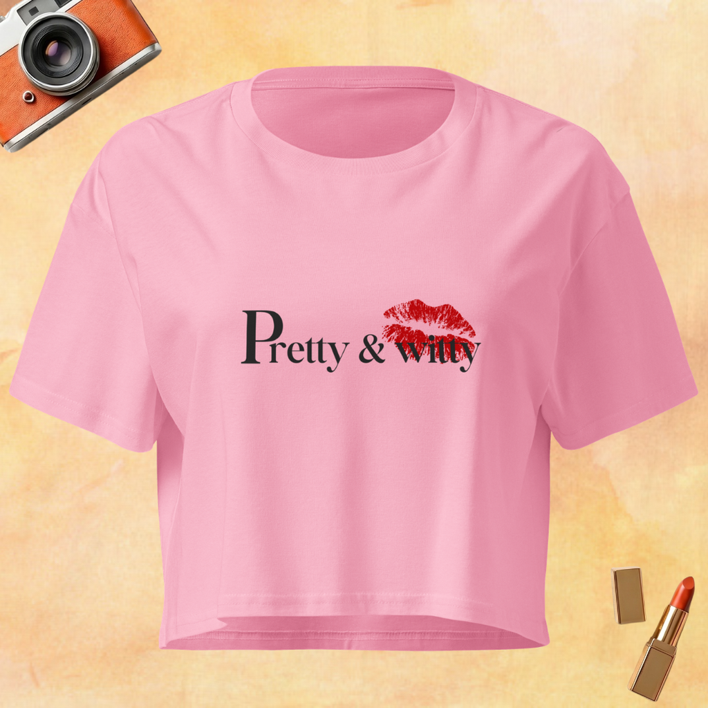 Pretty & Witty Women’s Crop Top