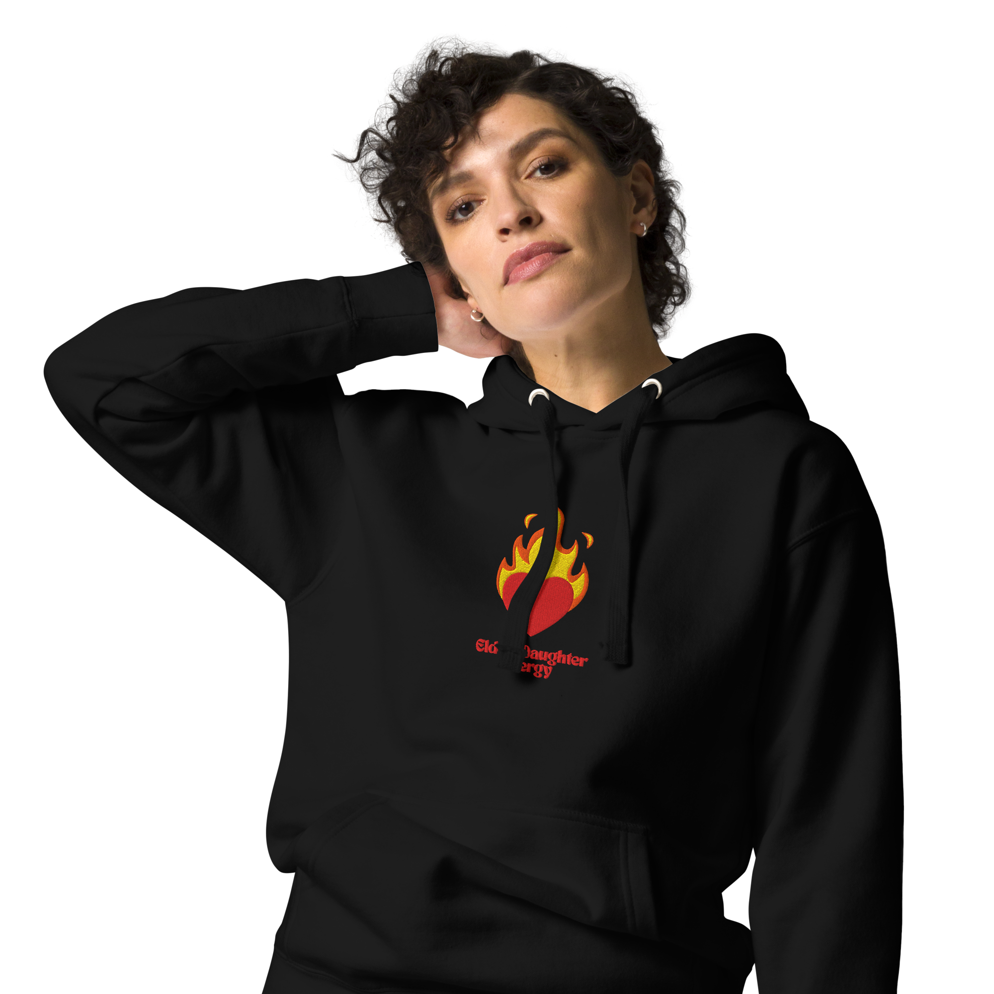 Eldest Daughter Energy Embroidered Hoodie