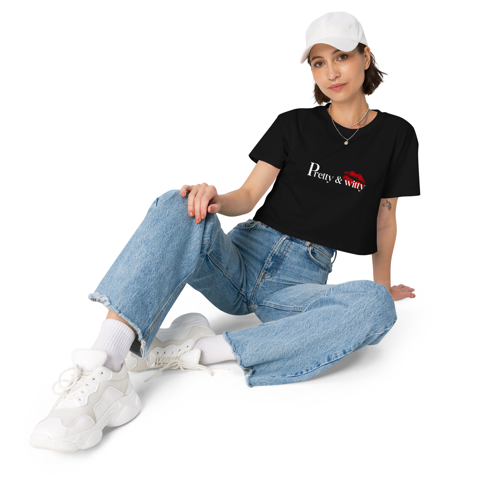 Pretty & Witty Women’s Crop Top