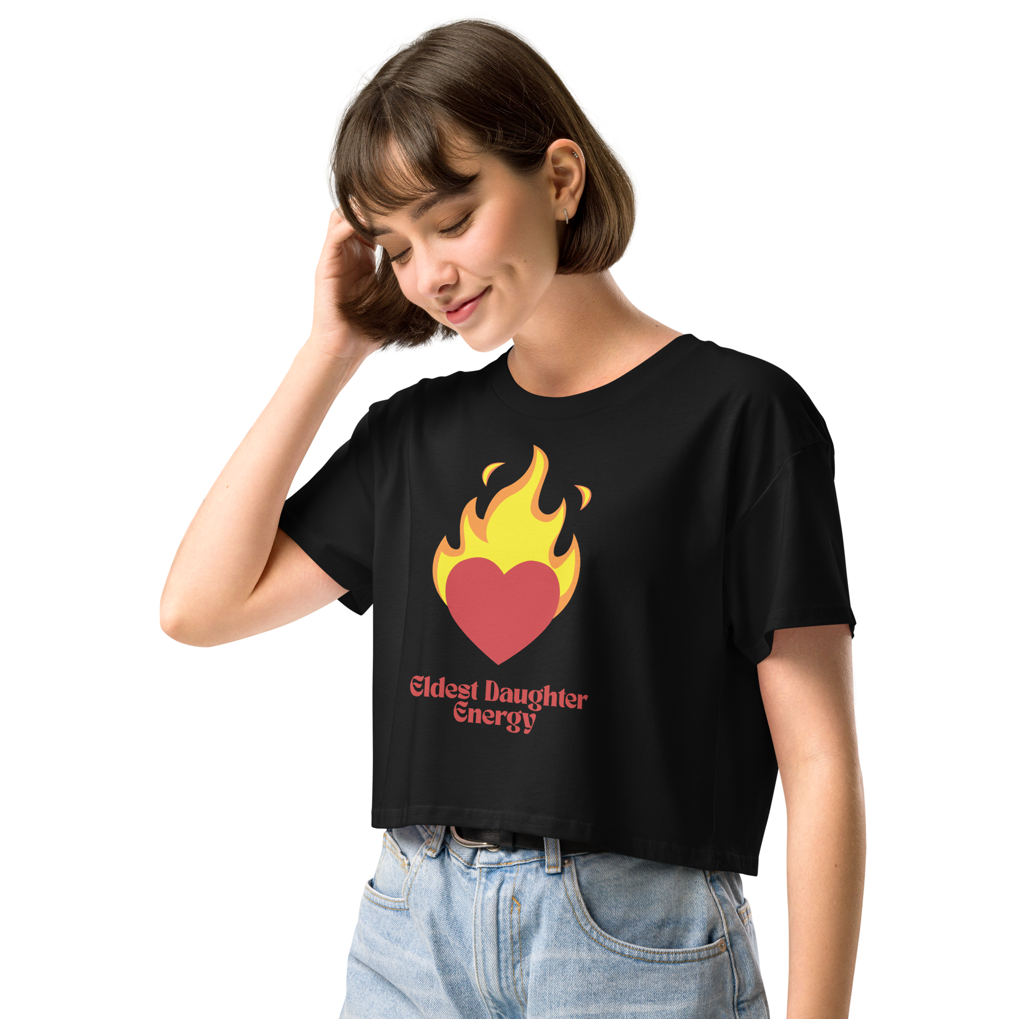 Eldest Daughter Energy Women’s Crop Top