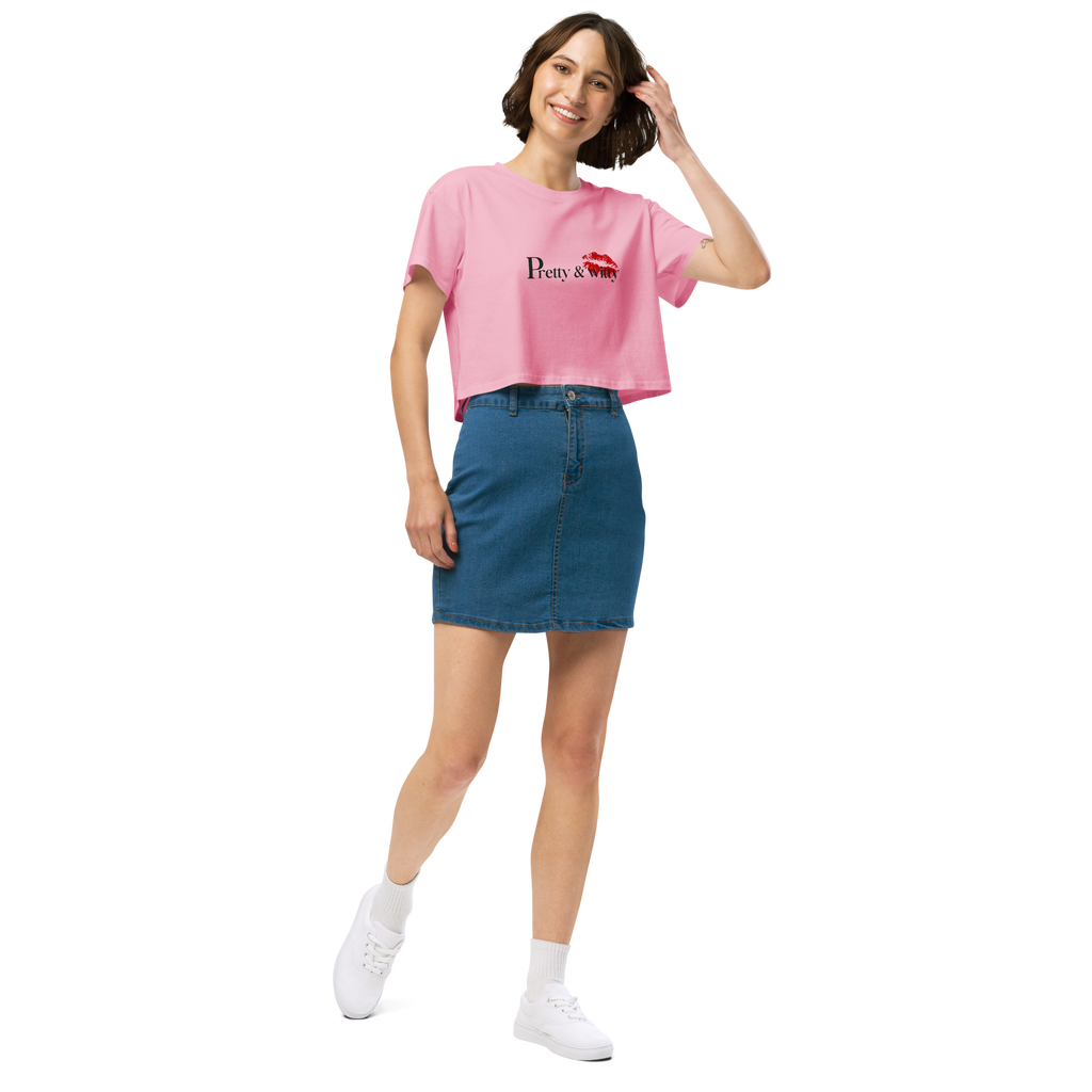 Pretty & Witty Women’s Crop Top