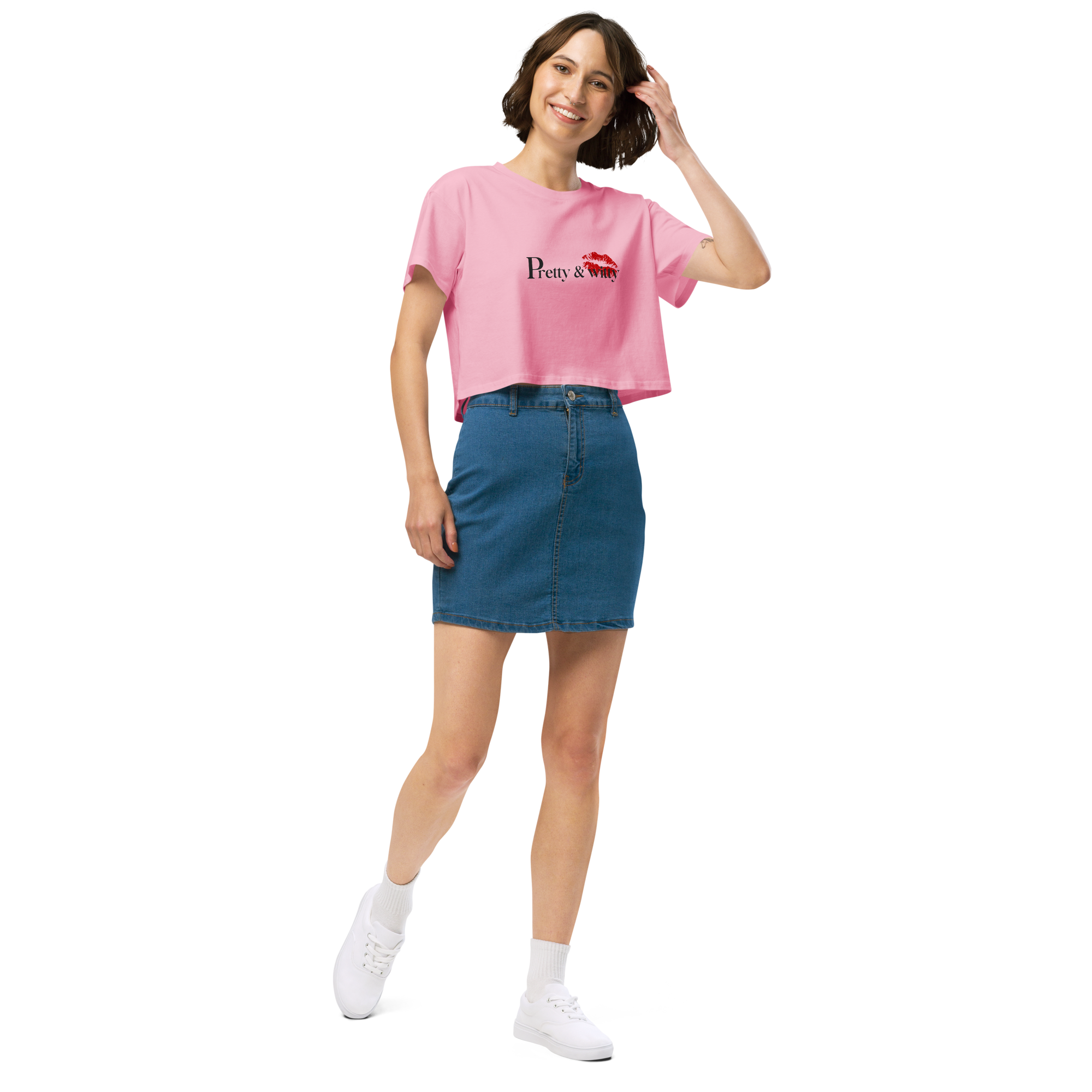 Pretty & Witty Women’s Crop Top